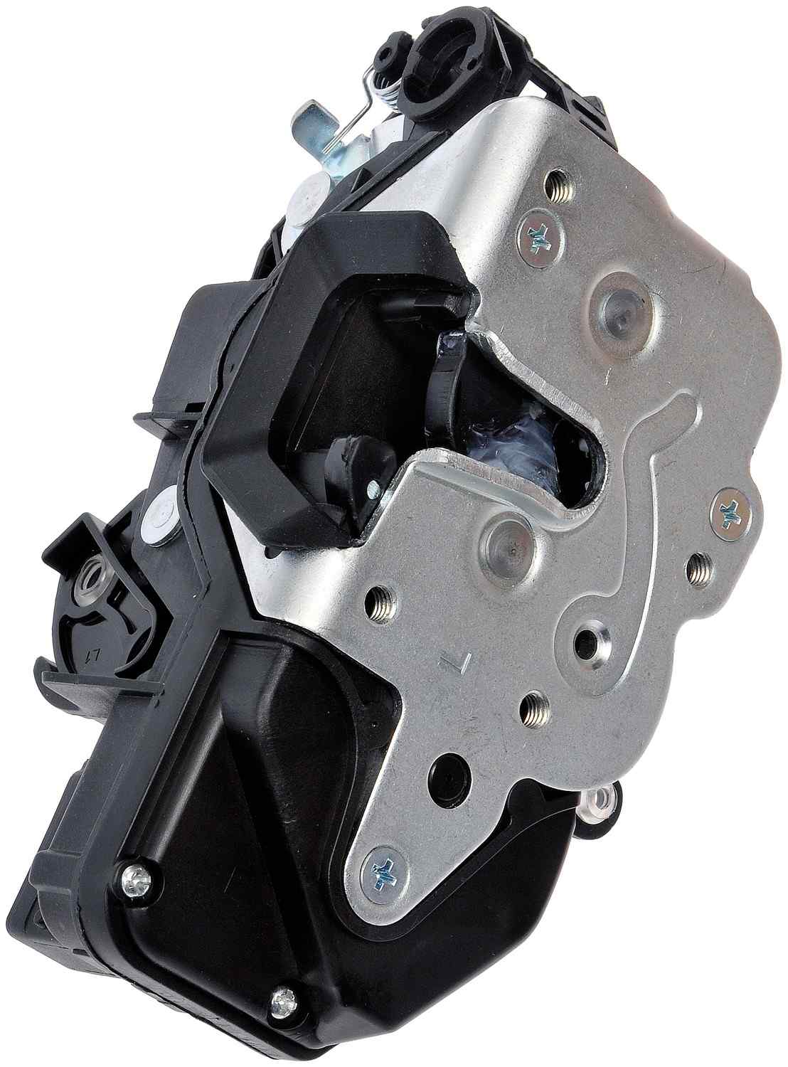 Angle View of Front Left Door Lock Actuator Motor DORMAN 931-914