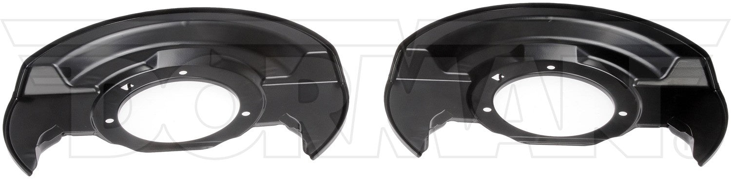 Bottom View of Front Brake Backing Plate DORMAN 947-010