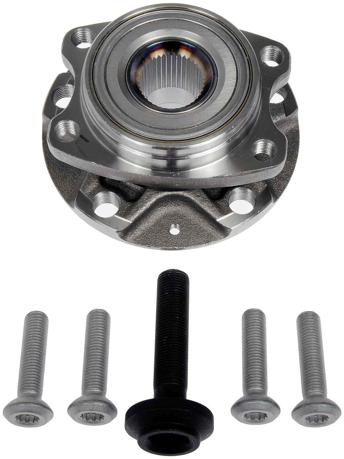 Back View of Front Wheel Bearing and Hub Assembly DORMAN 950-007