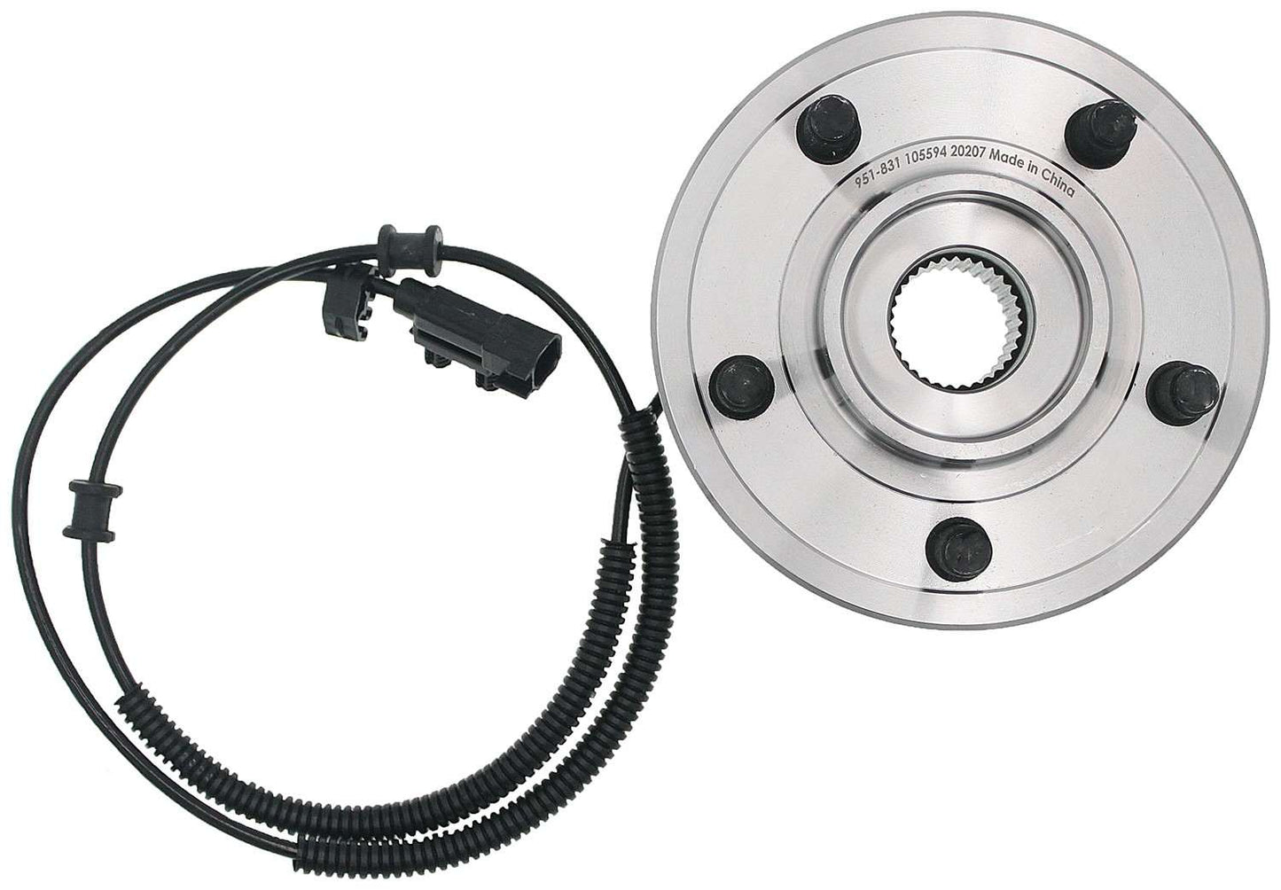 Top View of Front Wheel Bearing and Hub Assembly DORMAN 951-831