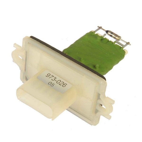 Front View of HVAC Blower Motor Resistor DORMAN 973-026