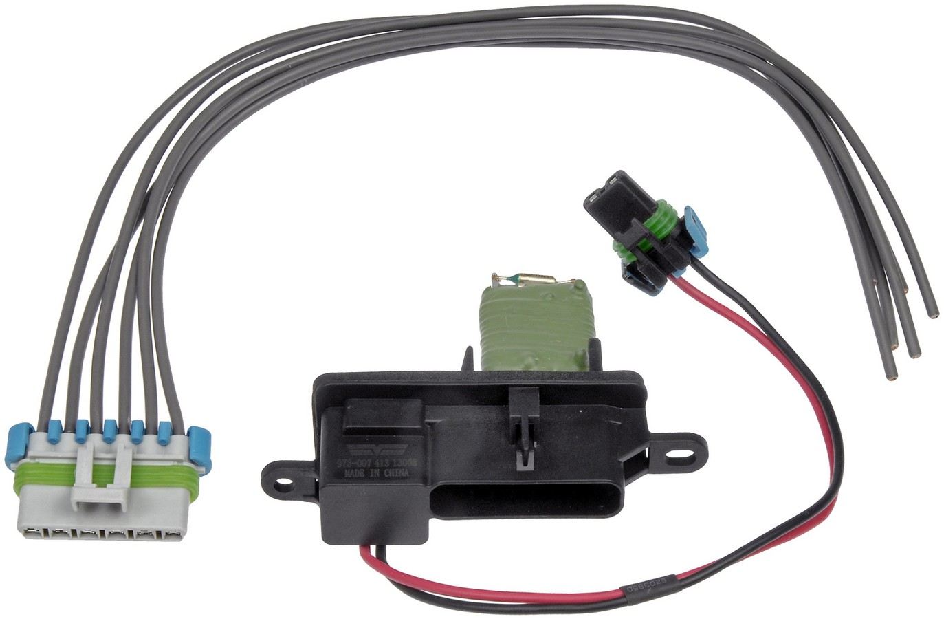 Front View of Front HVAC Blower Motor Resistor Kit DORMAN 973-407