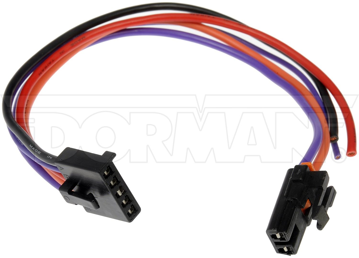 Left View of Front HVAC Blower Motor Resistor Kit DORMAN 973-508