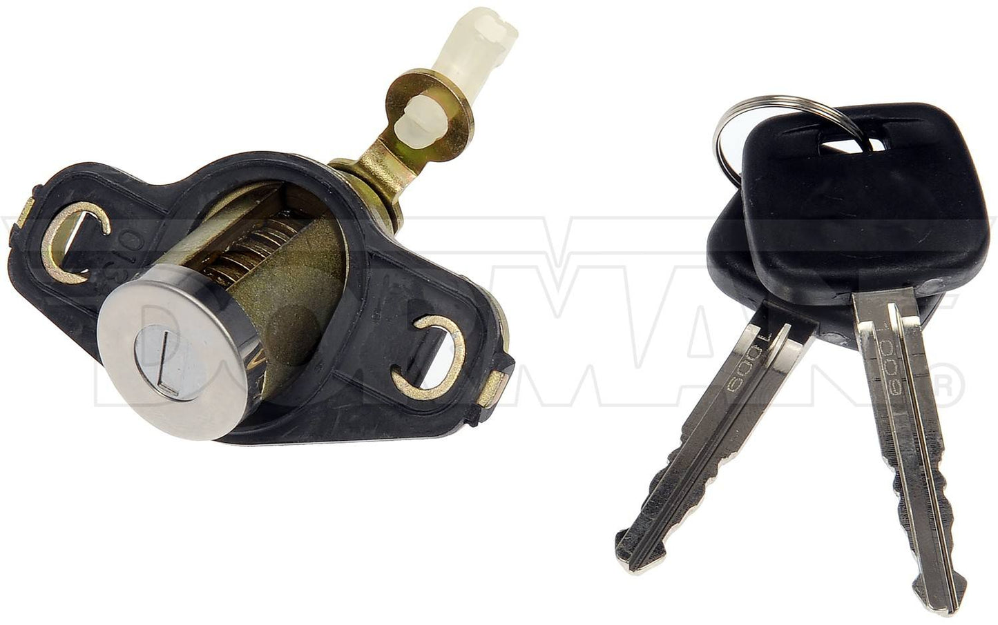 Angle View of Trunk Lock Cylinder and Key DORMAN 989-722