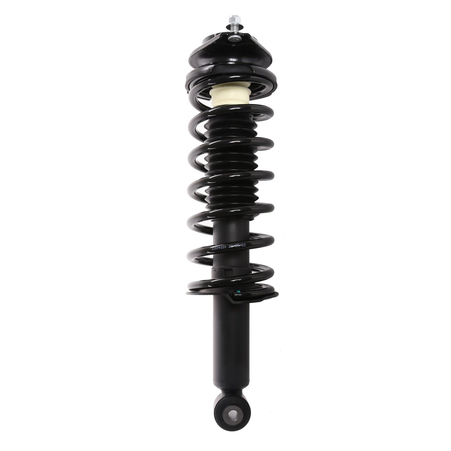 Front View of Rear Suspension Strut and Coil Spring Assembly PRT 711011