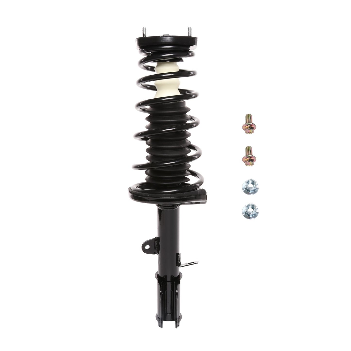 Front View of Rear Right Suspension Strut and Coil Spring Assembly PRT 813073