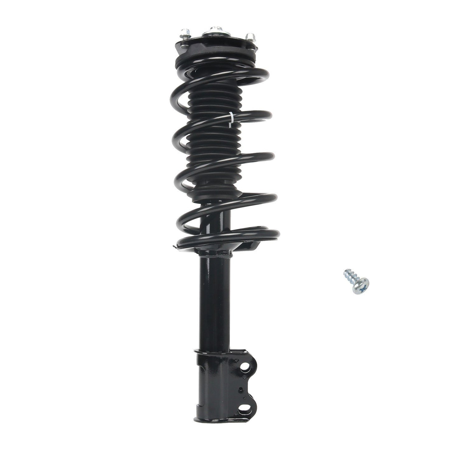 Top View of Front Suspension Strut and Coil Spring Assembly PRT 813681