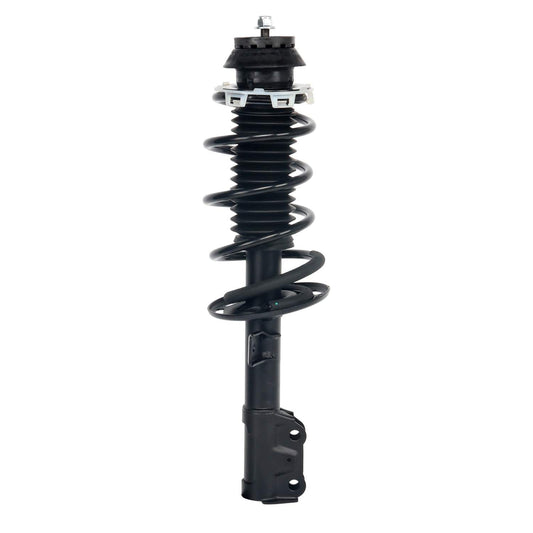 Top View of Front Left Suspension Strut and Coil Spring Assembly PRT 813864