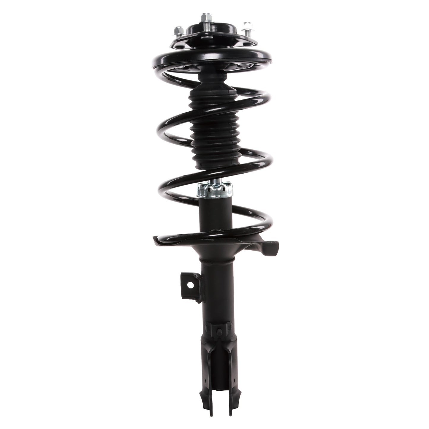 Front View of Front Right Suspension Strut and Coil Spring Assembly PRT 814977