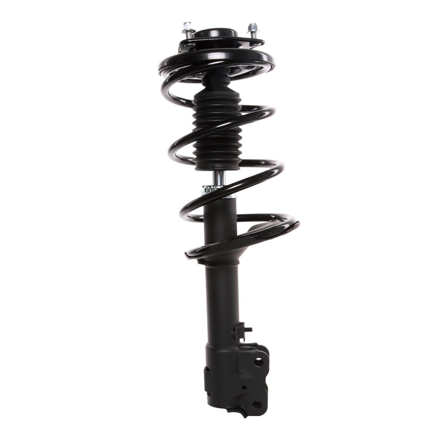 Top View of Front Left Suspension Strut and Coil Spring Assembly PRT 814978