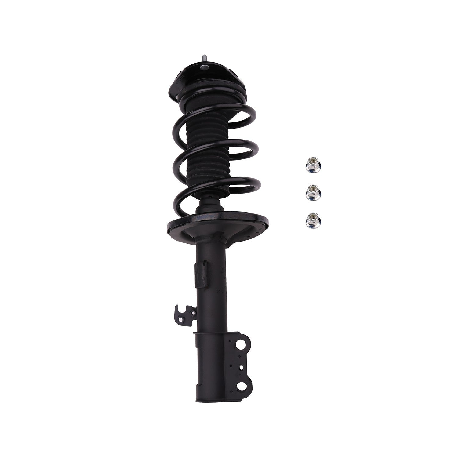 Top View of Front Right Suspension Strut and Coil Spring Assembly PRT 814989