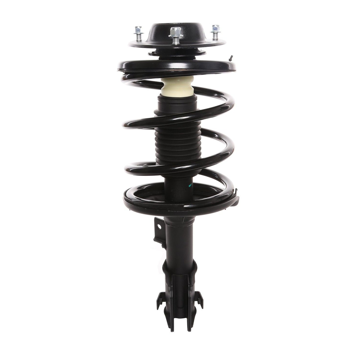 Front View of Front Right Suspension Strut and Coil Spring Assembly PRT 815909