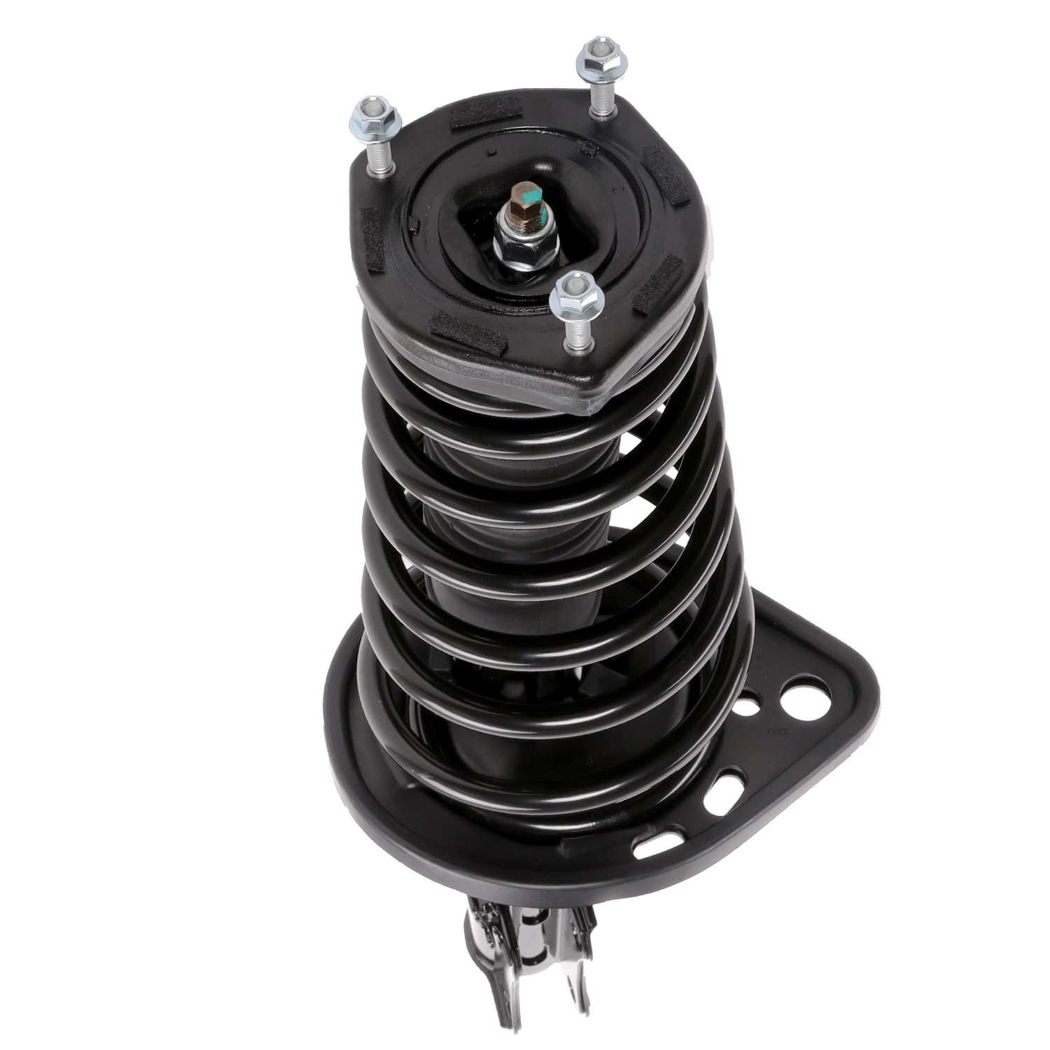 Bottom View of Rear Left Suspension Strut and Coil Spring Assembly PRT 816634