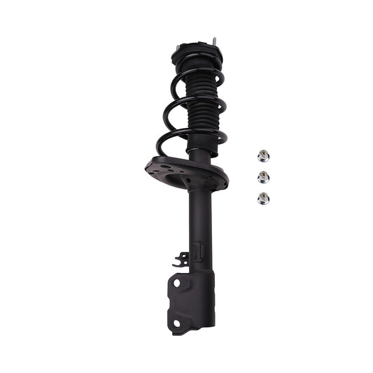 Top View of Rear Left Suspension Strut and Coil Spring Assembly PRT 816732