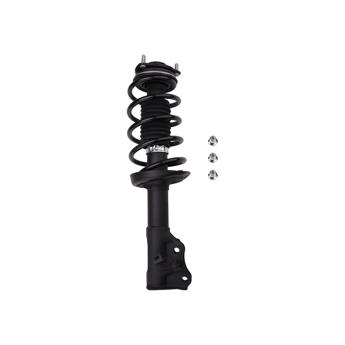 Top View of Front Right Suspension Strut and Coil Spring Assembly PRT 817029