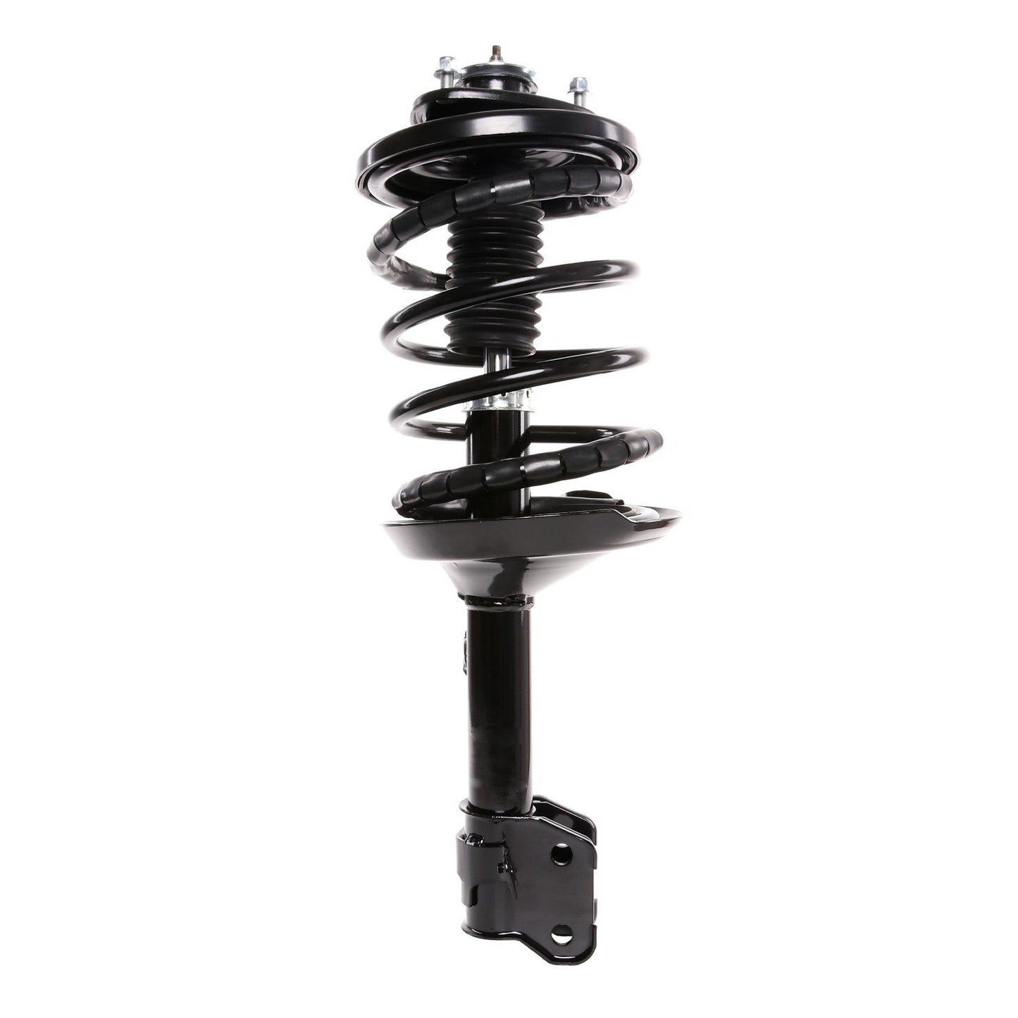 Top View of Front Left Suspension Strut and Coil Spring Assembly PRT 817248