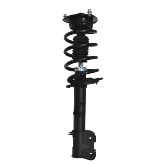 Top View of Front Left Suspension Strut and Coil Spring Assembly PRT 818298