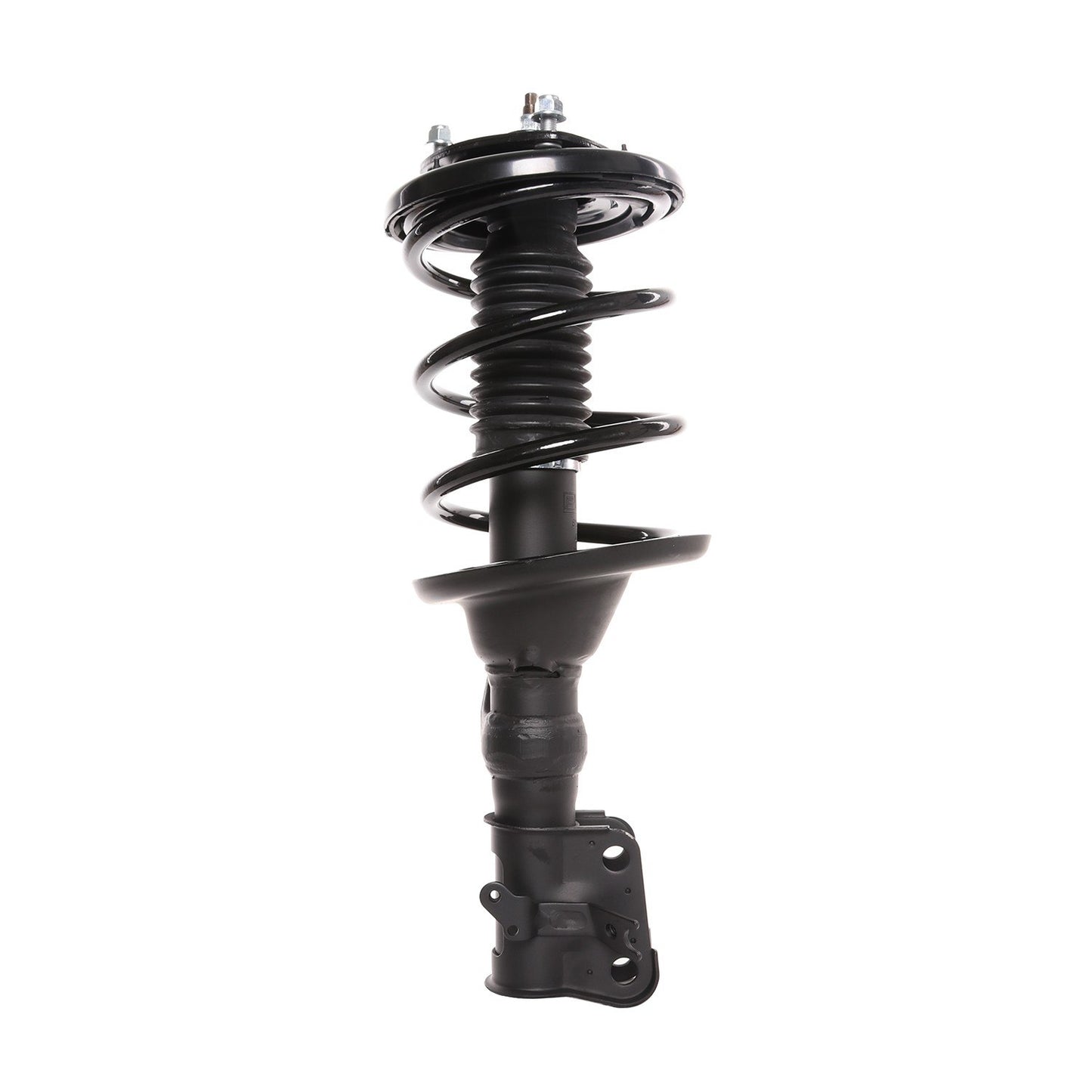 Top View of Front Left Suspension Strut and Coil Spring Assembly PRT 818310