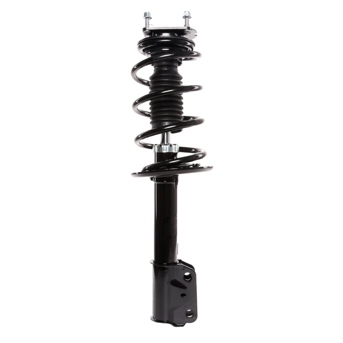 Top View of Front Left Suspension Strut and Coil Spring Assembly PRT 818918