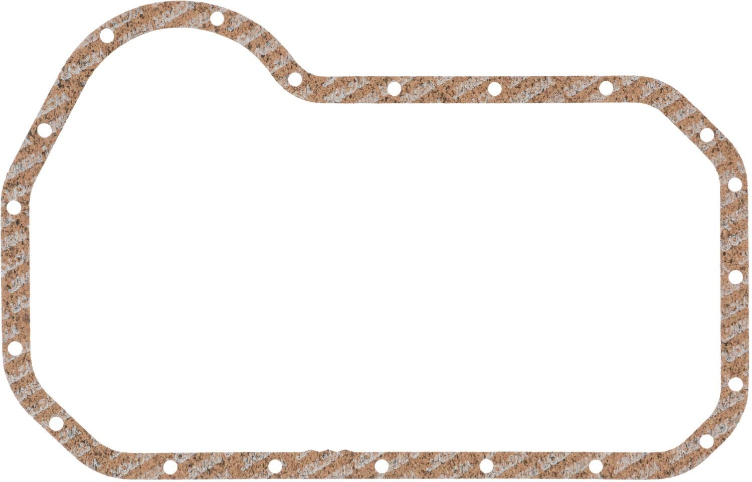 Top View of Engine Oil Pan Gasket REINZ 71-12948-10