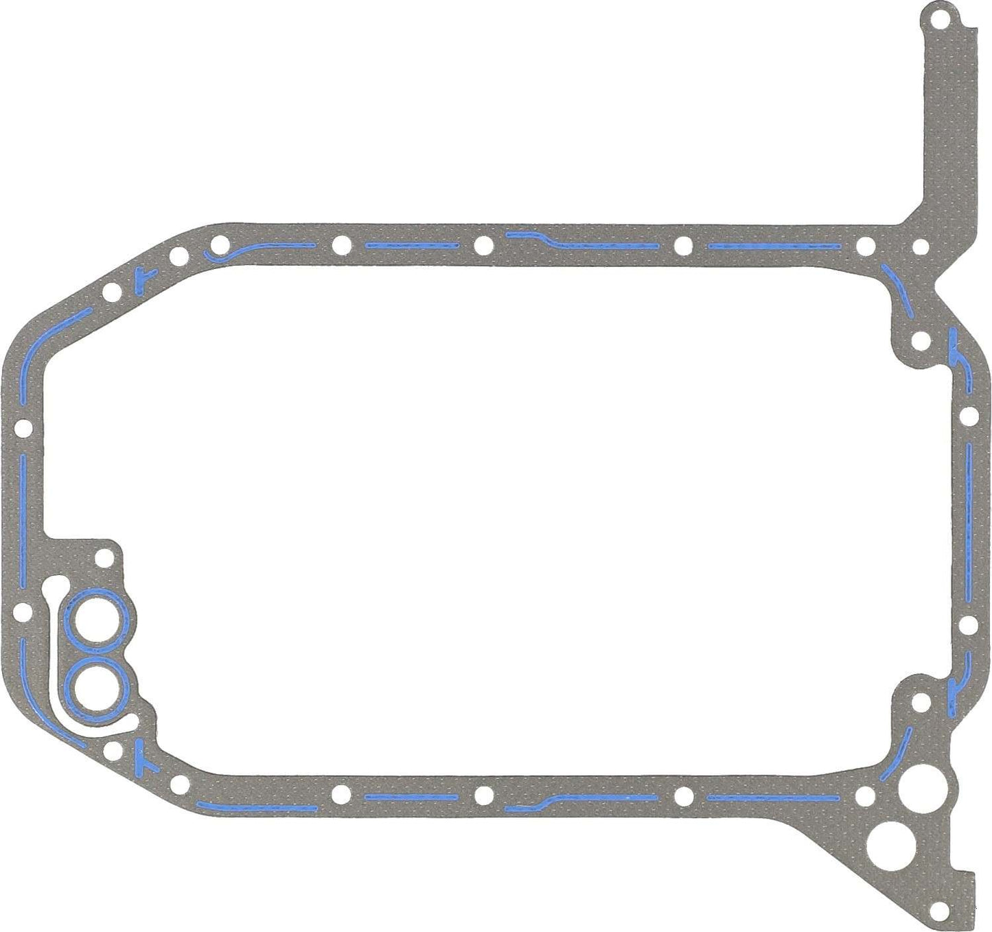 Top View of Engine Oil Pan Gasket REINZ 71-31706-10