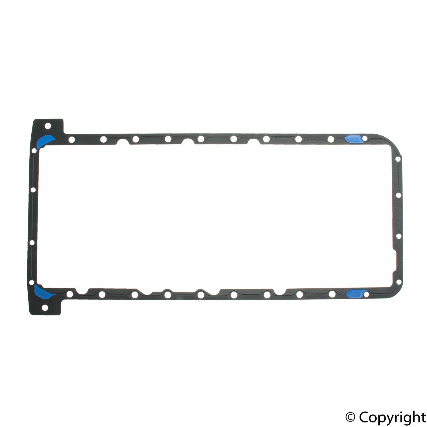 Top View of Upper Engine Oil Pan Gasket REINZ 71-34069-00