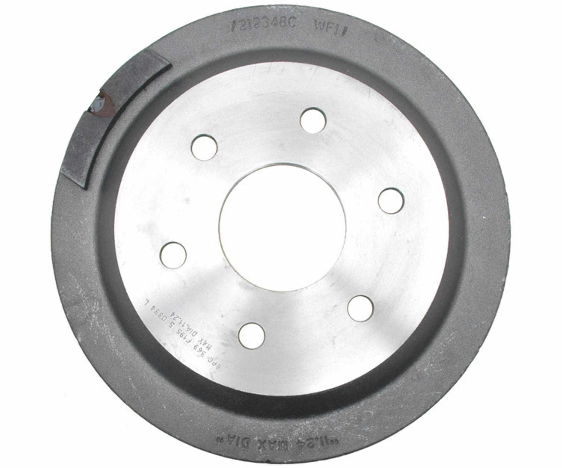 Front View of Rear Brake Drum RAYBESTOS 2169R