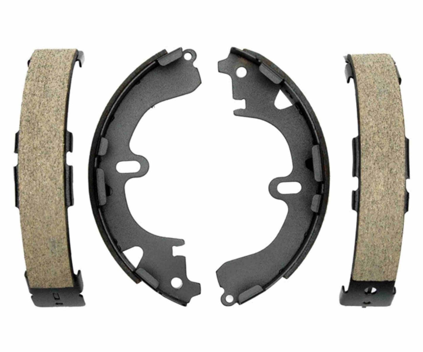 Front View of Rear Drum Brake Shoe RAYBESTOS 597PG