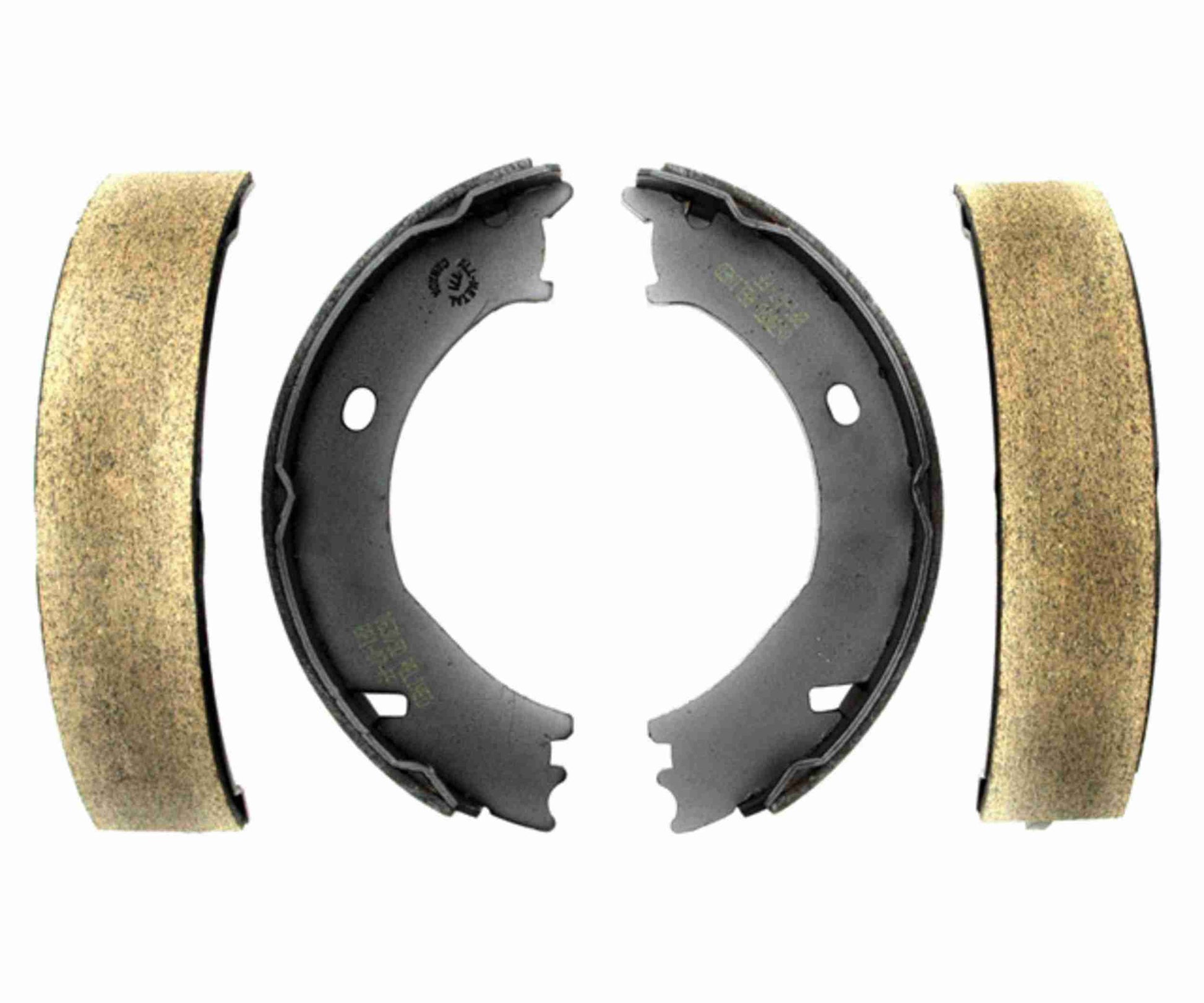 Front View of Rear Parking Brake Shoe RAYBESTOS 771PG