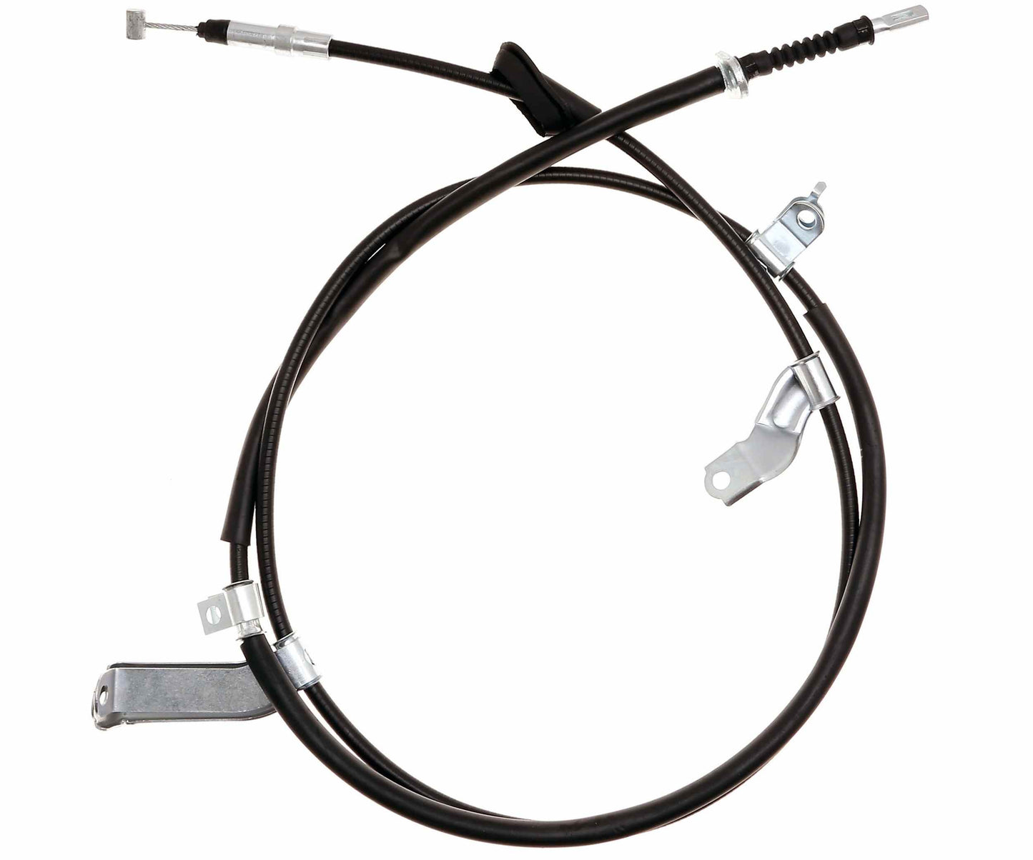 Front View of Rear Left Parking Brake Cable RAYBESTOS BC96997