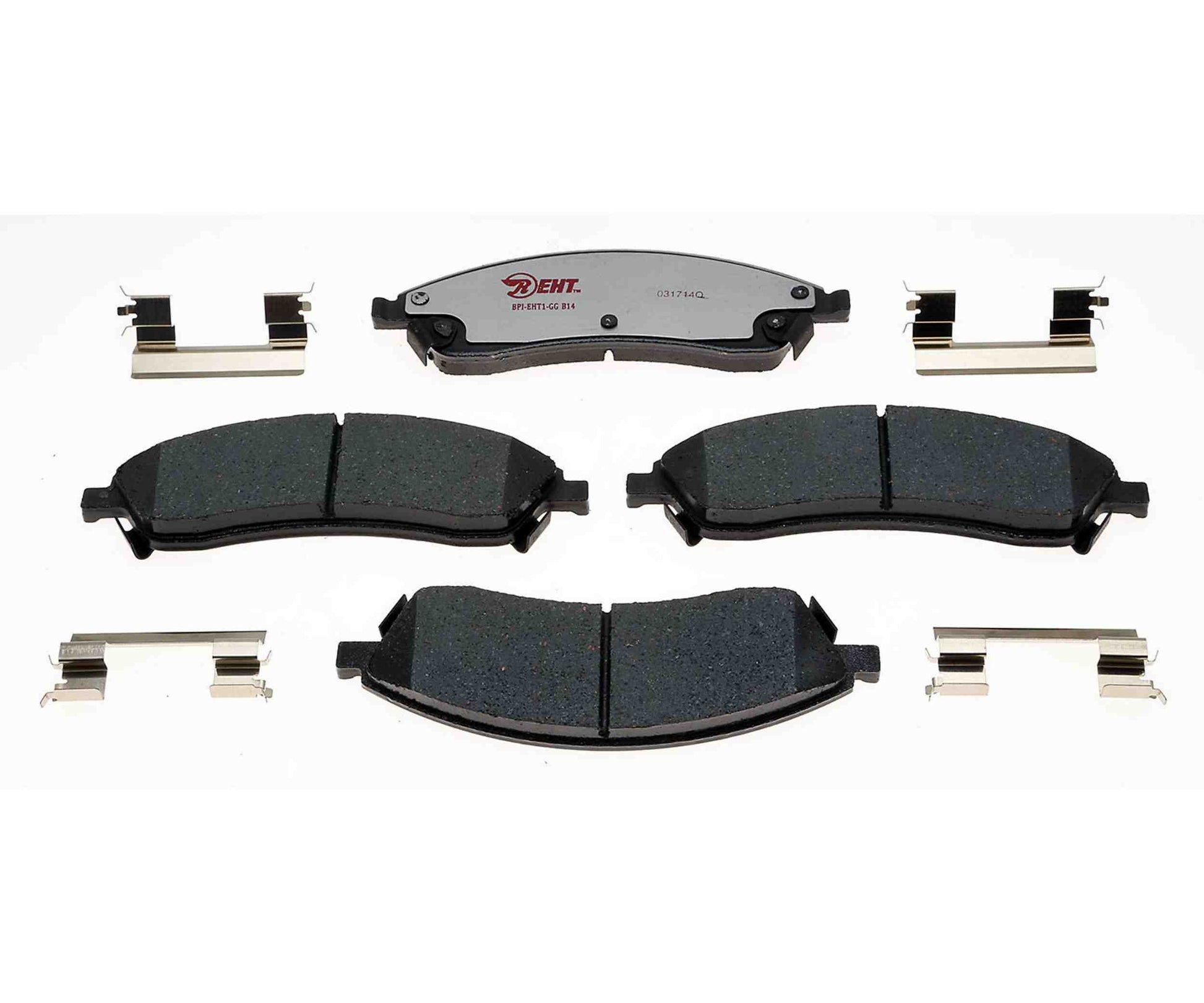 Front View of Front Disc Brake Pad Set RAYBESTOS EHT1019H