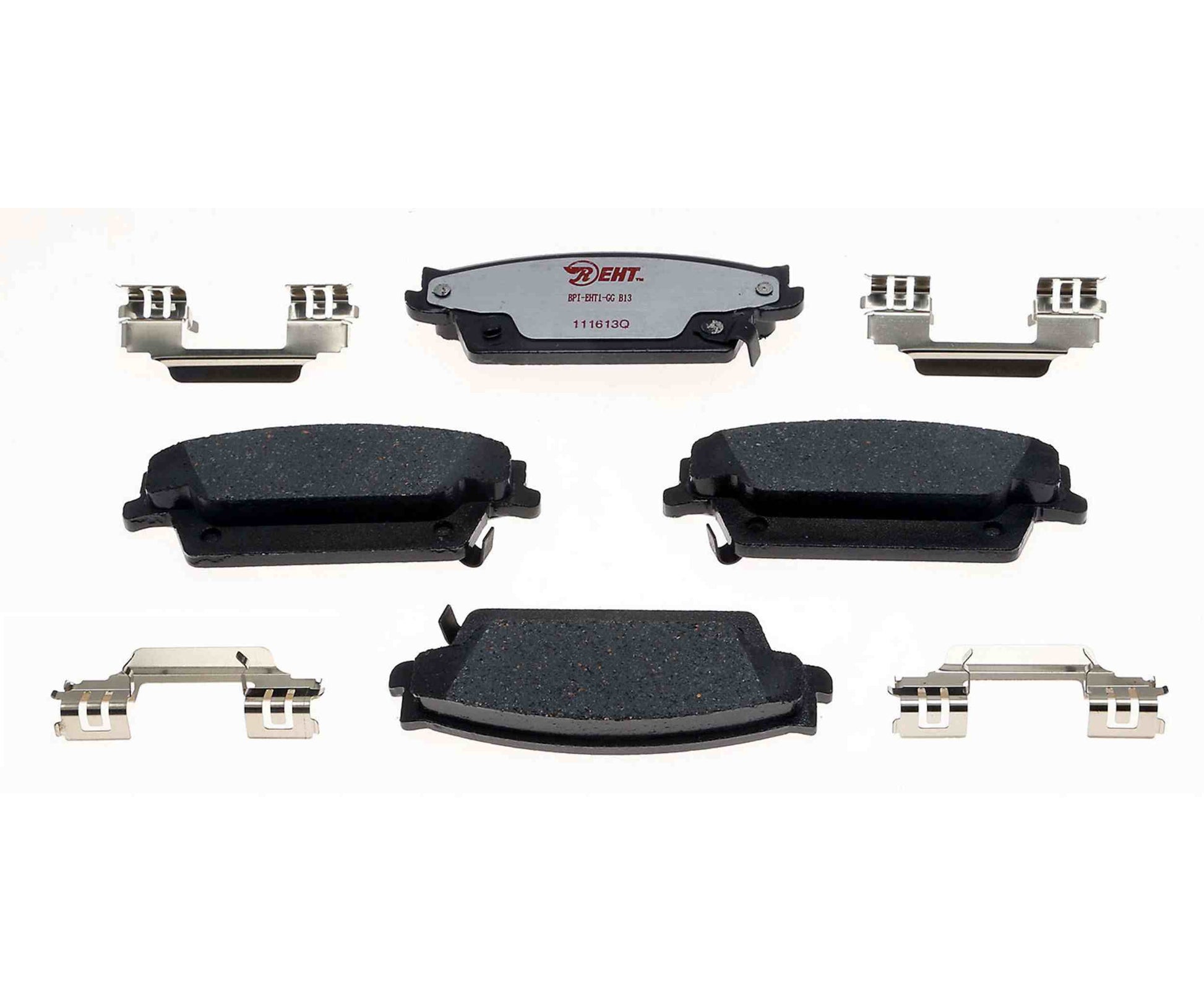 Front View of Rear Disc Brake Pad Set RAYBESTOS EHT1020AH