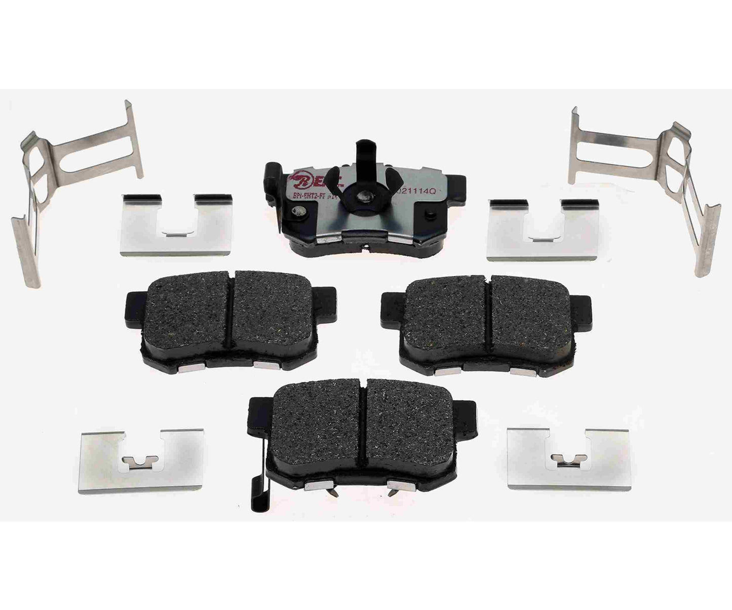 Front View of Rear Disc Brake Pad Set RAYBESTOS EHT1086H