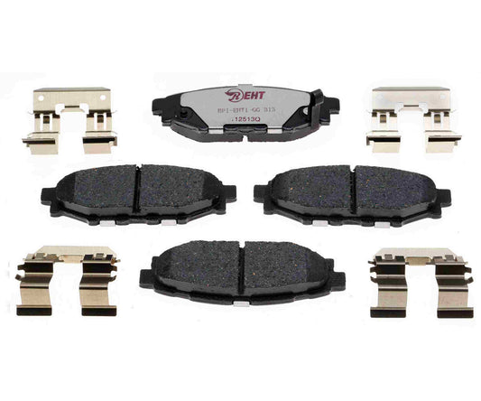 Front View of Rear Disc Brake Pad Set RAYBESTOS EHT1114H