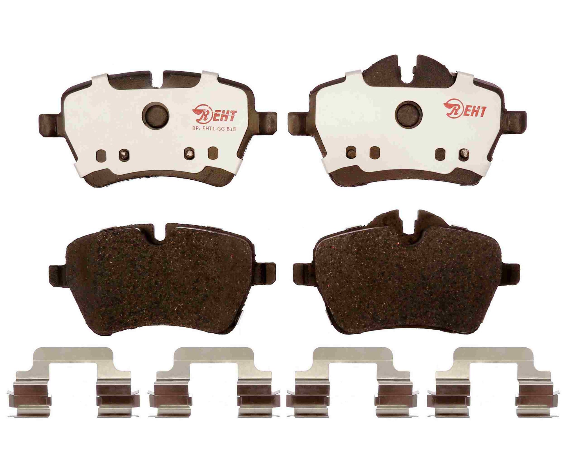 Front View of Front Disc Brake Pad Set RAYBESTOS EHT1204H