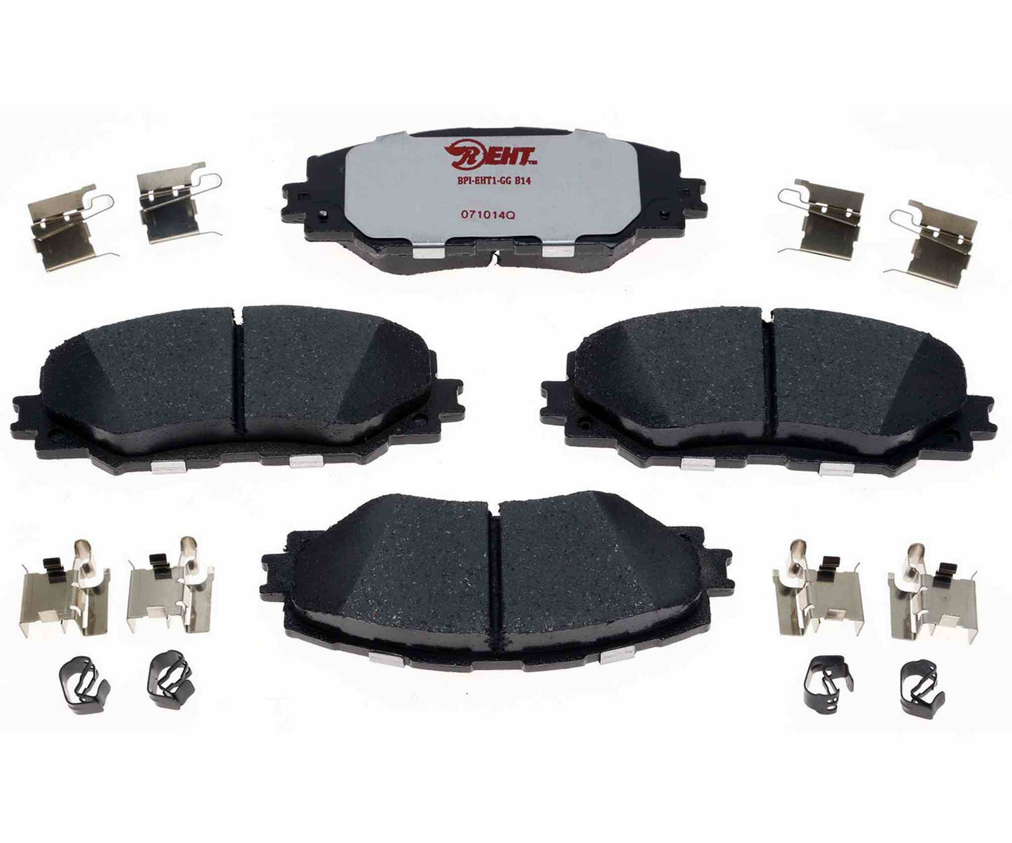 Front View of Front Disc Brake Pad Set RAYBESTOS EHT1210H