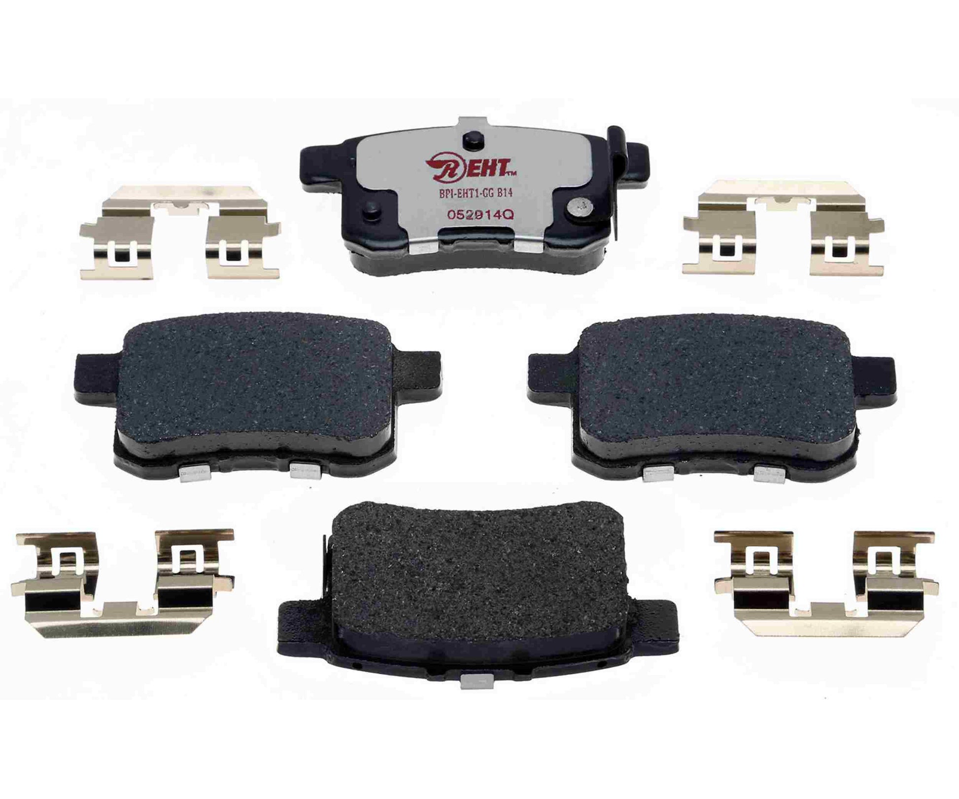 Front View of Rear Disc Brake Pad Set RAYBESTOS EHT1336H