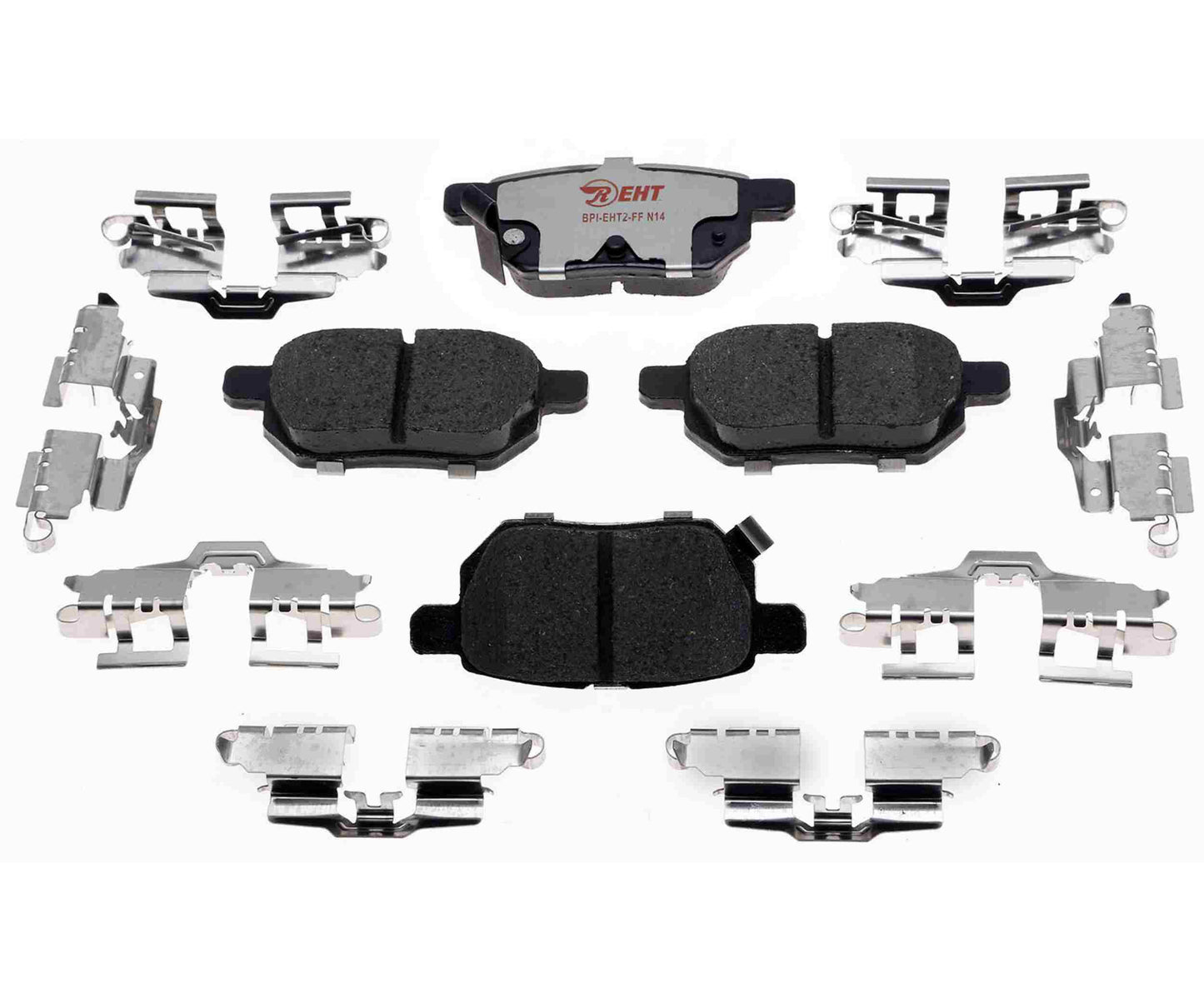 Front View of Rear Disc Brake Pad Set RAYBESTOS EHT1354H