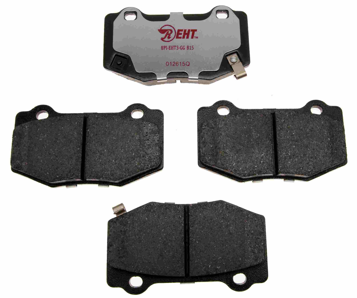 Front View of Rear Disc Brake Pad Set RAYBESTOS EHT1718