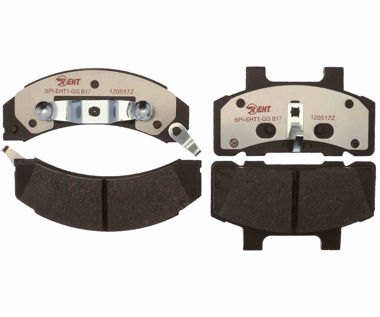 Front View of Front Disc Brake Pad Set RAYBESTOS EHT215