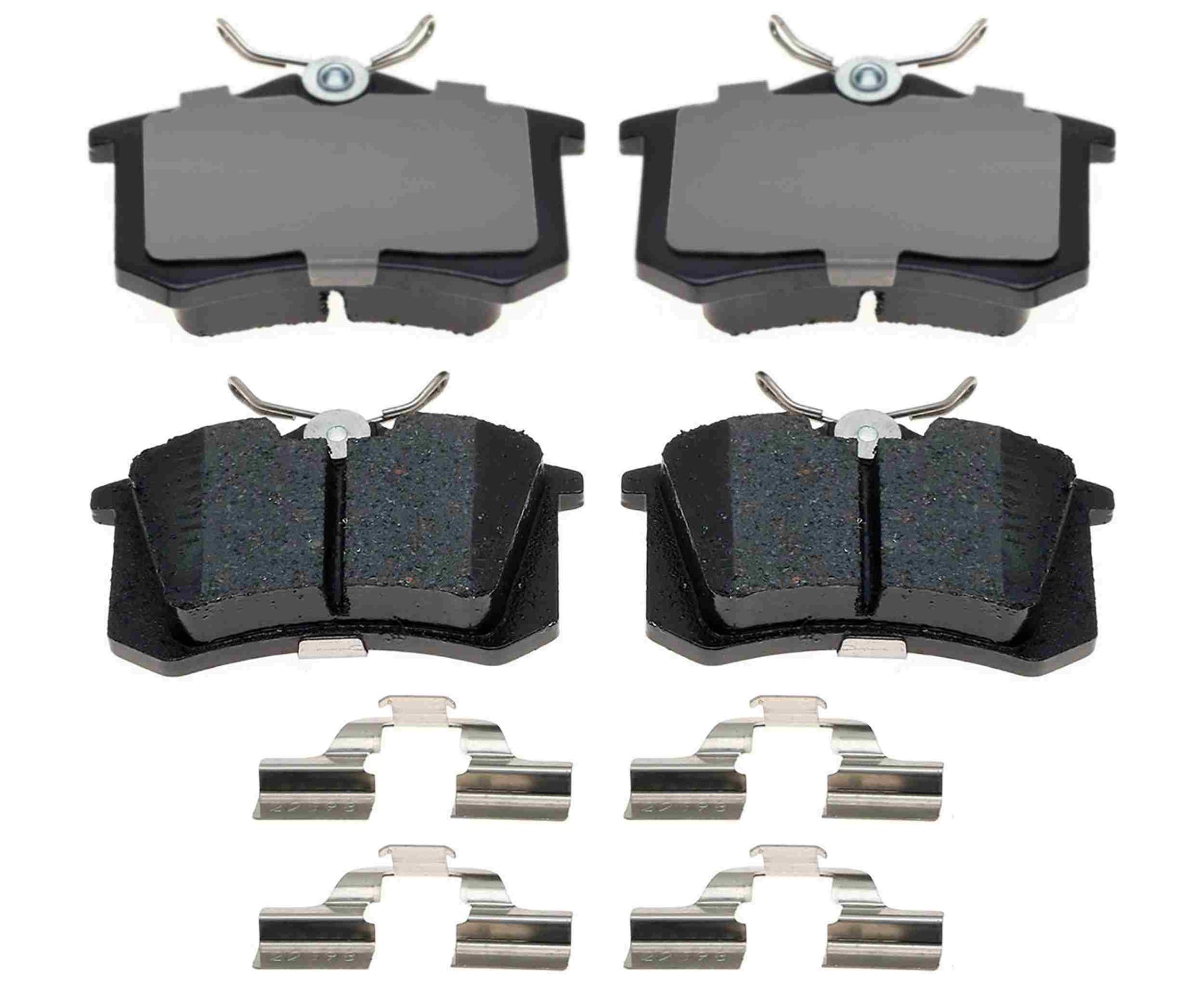 Front View of Rear Disc Brake Pad Set RAYBESTOS EHT340H