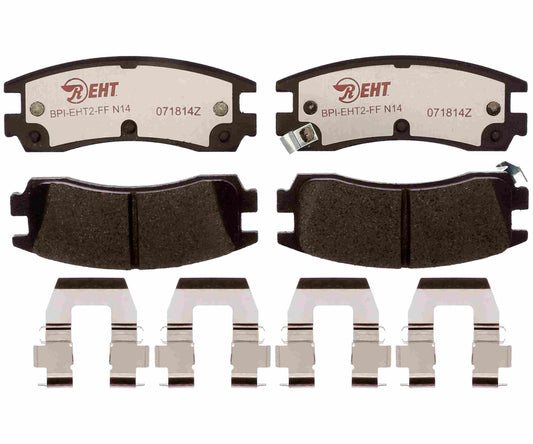 Front View of Rear Disc Brake Pad Set RAYBESTOS EHT508H