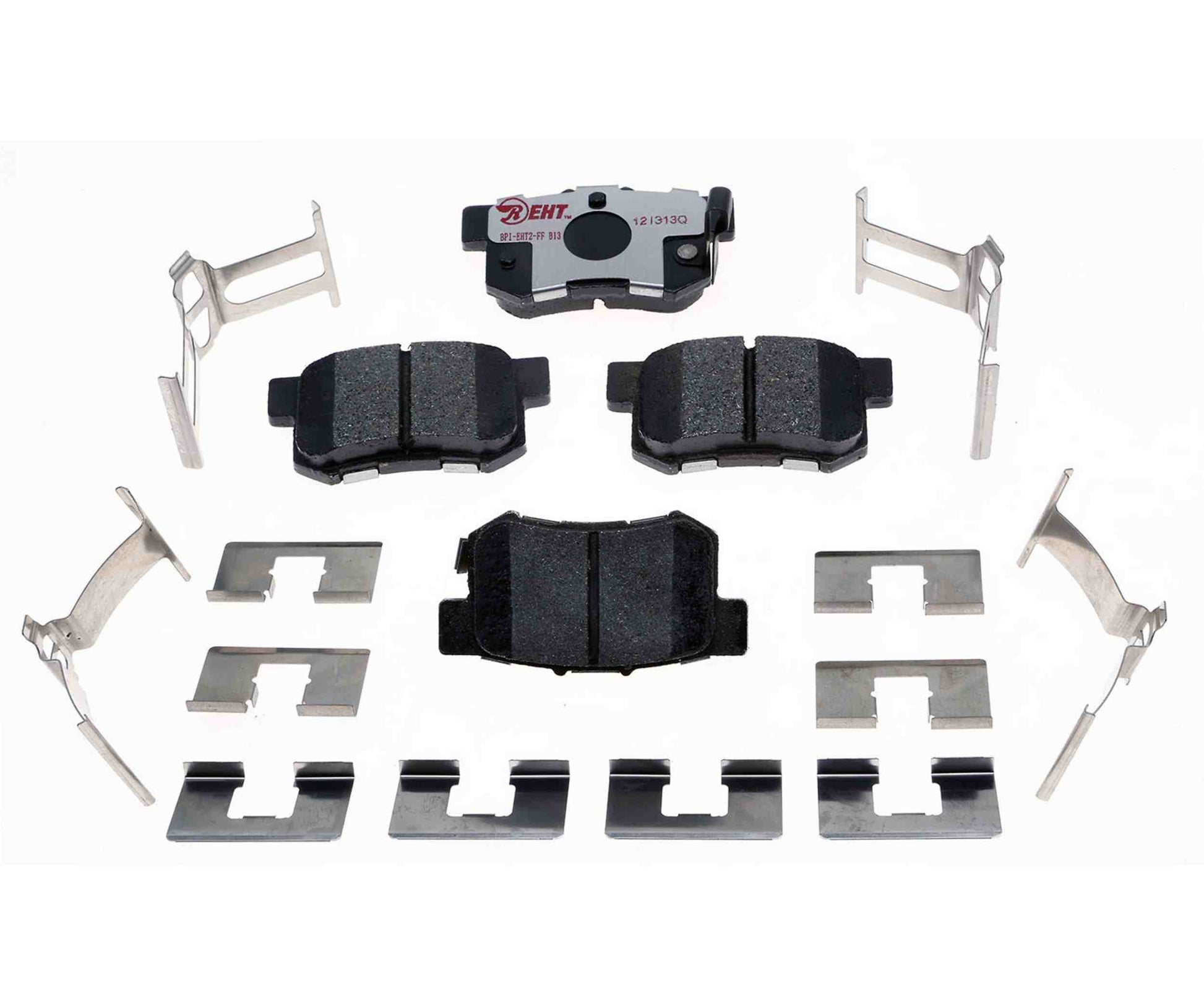 Front View of Rear Disc Brake Pad Set RAYBESTOS EHT537H