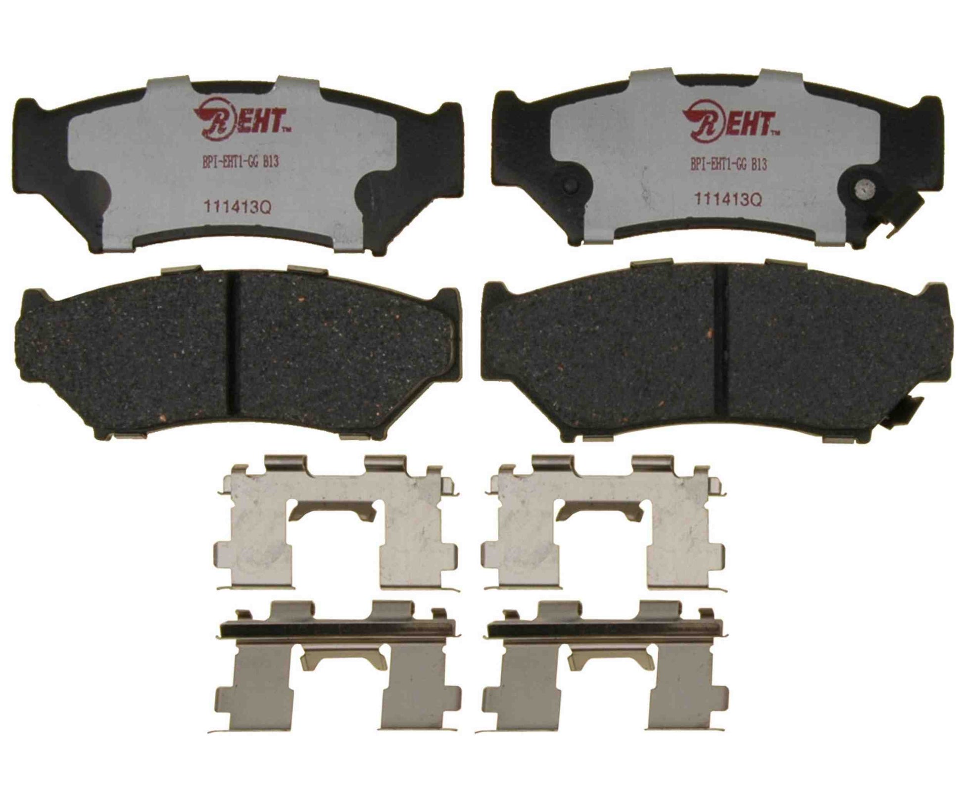 Front View of Front Disc Brake Pad Set RAYBESTOS EHT556H