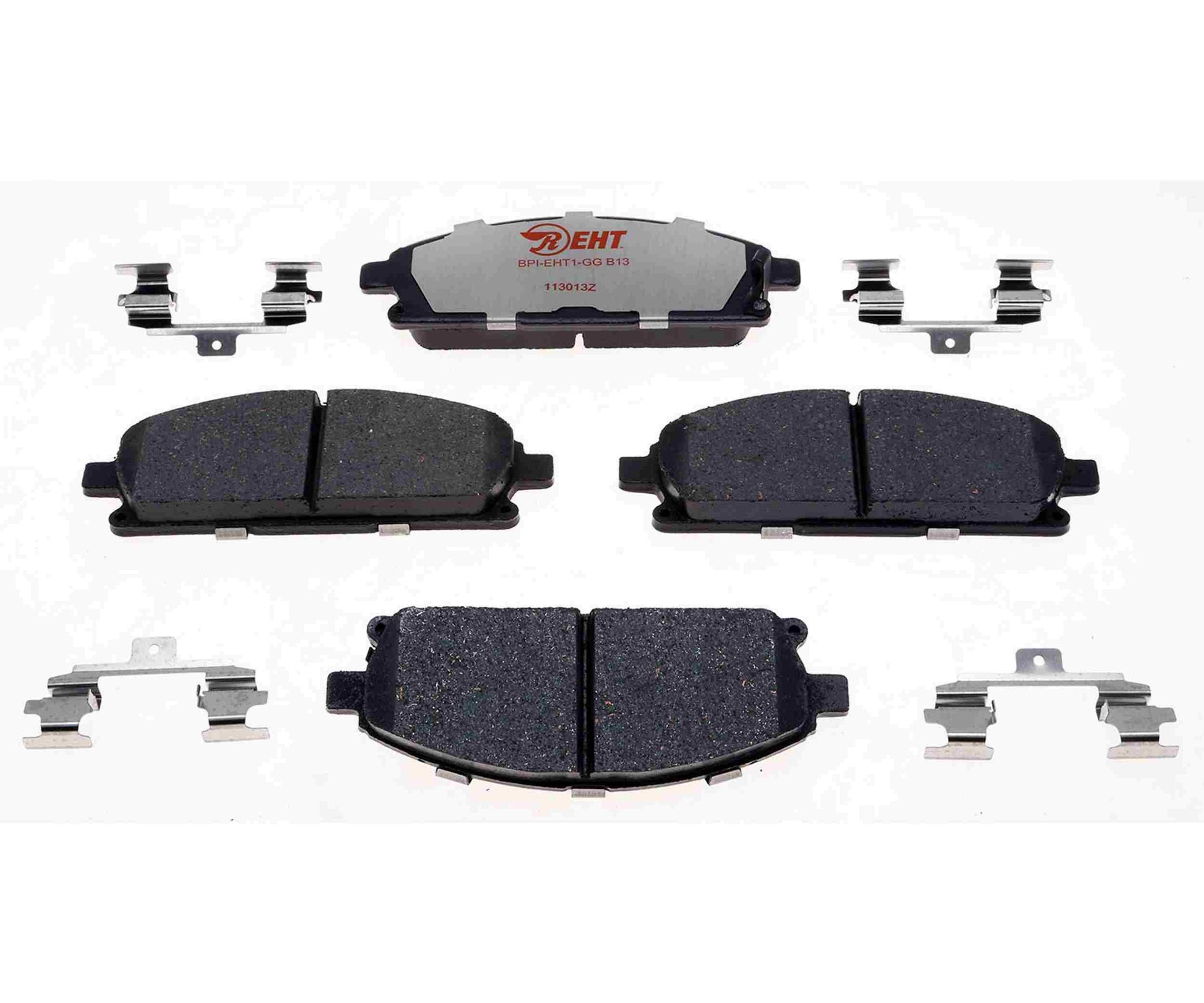 Front View of Front Disc Brake Pad Set RAYBESTOS EHT855H