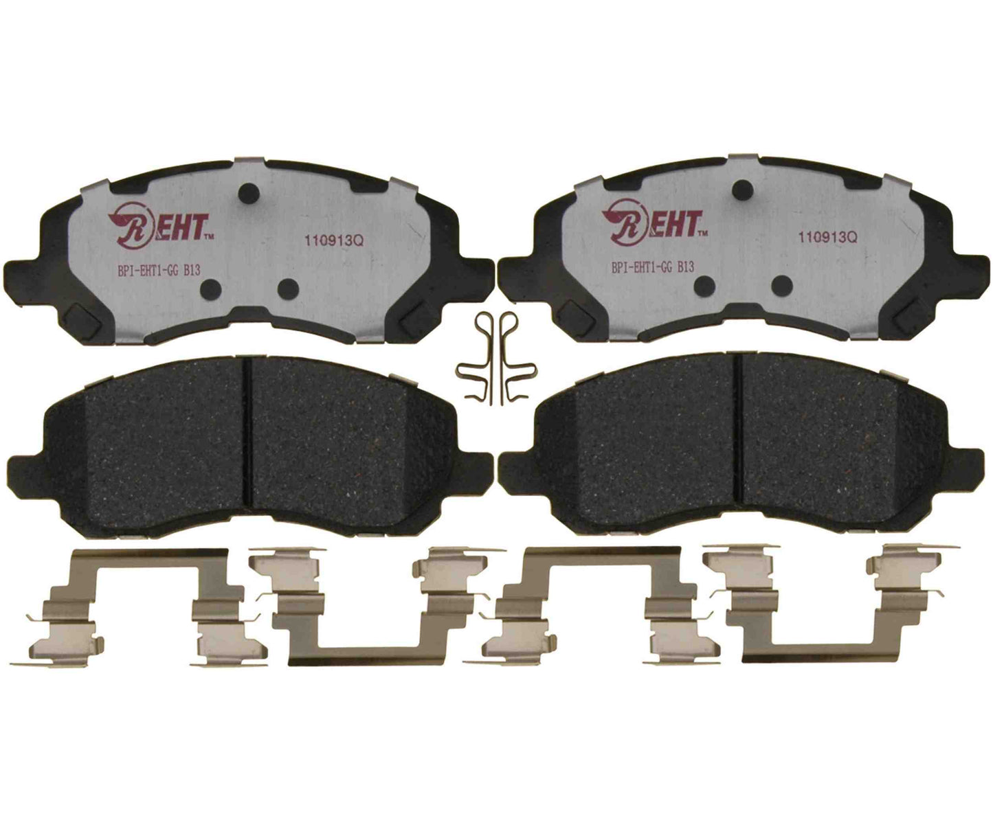 Front View of Front Disc Brake Pad Set RAYBESTOS EHT866H