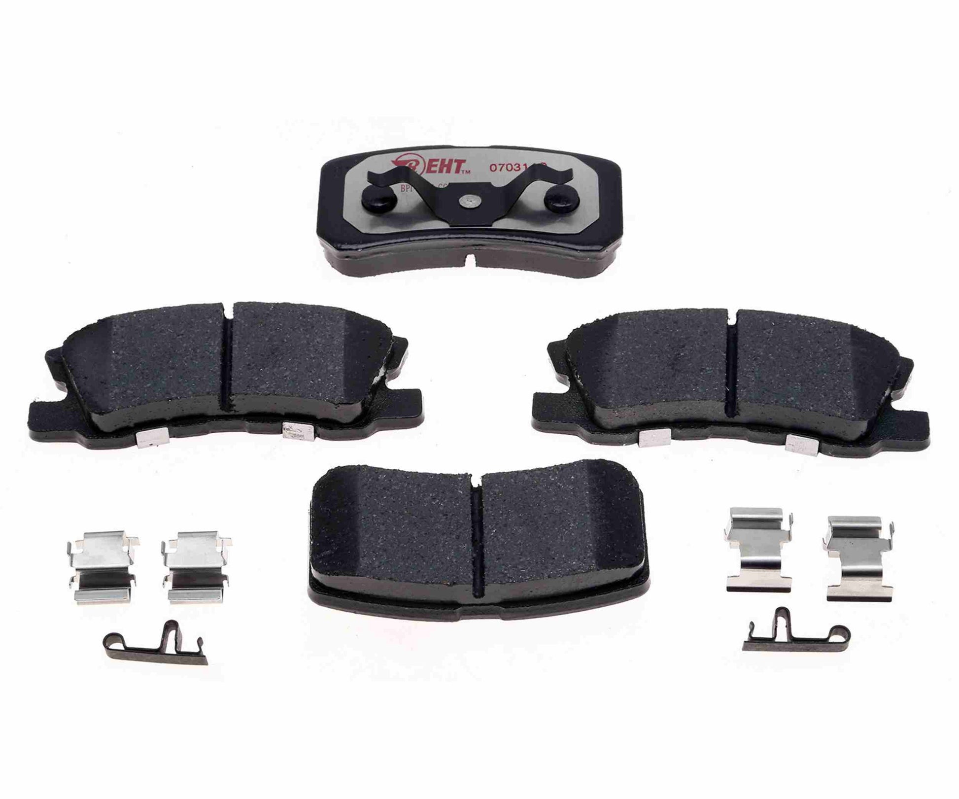 Front View of Rear Disc Brake Pad Set RAYBESTOS EHT868H