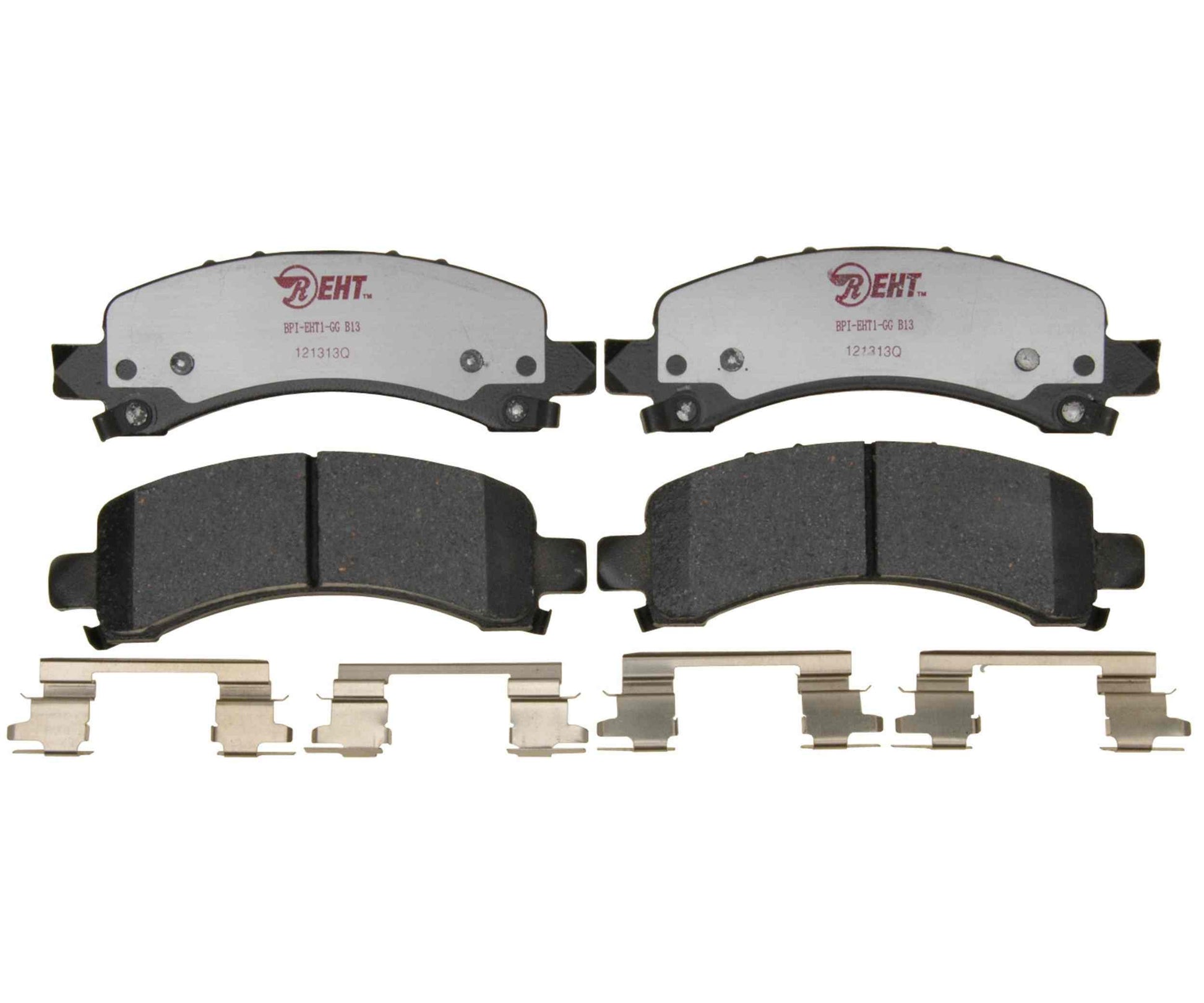 Front View of Rear Disc Brake Pad Set RAYBESTOS EHT974AH