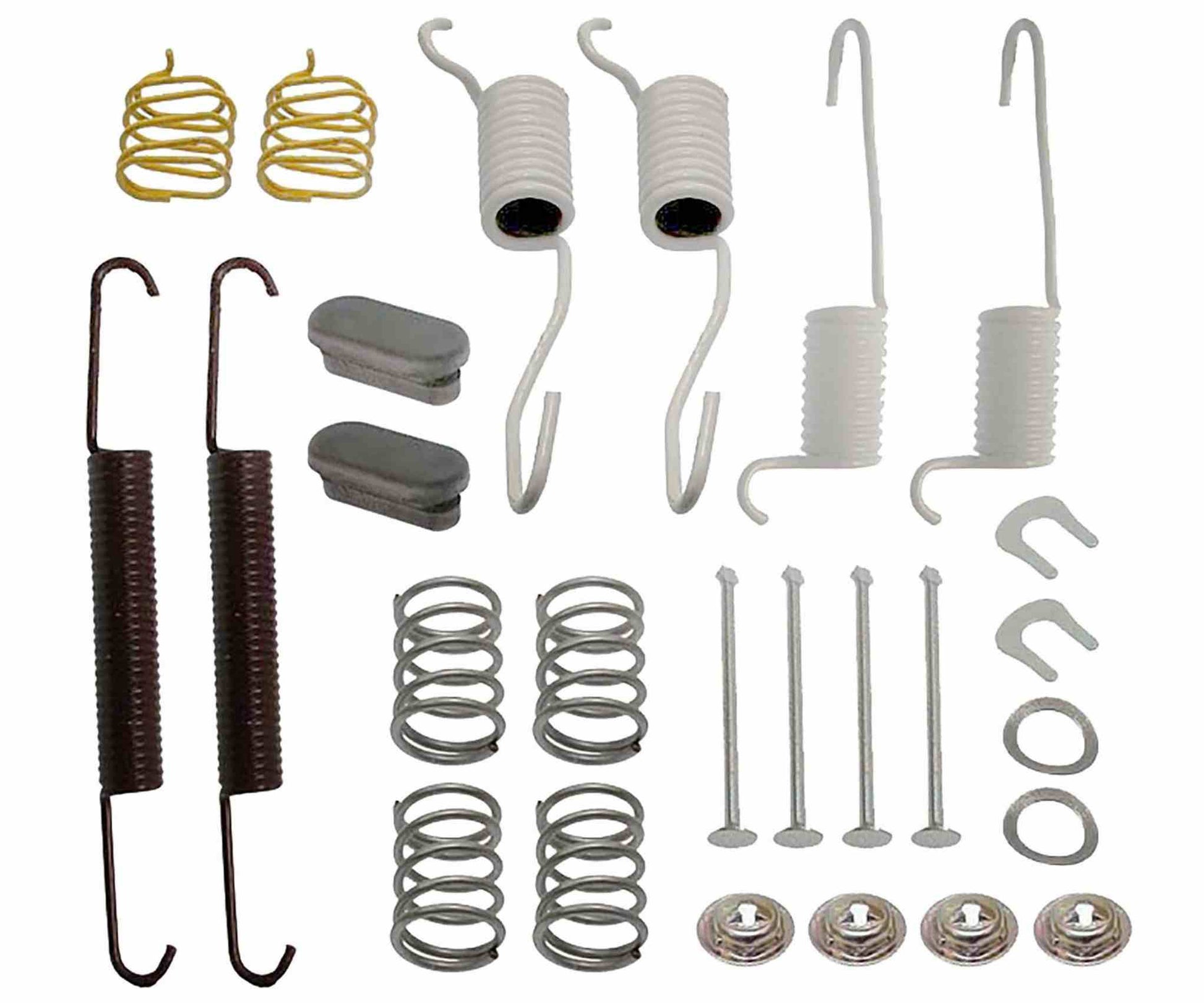 Front View of Rear Drum Brake Hardware Kit RAYBESTOS H7170