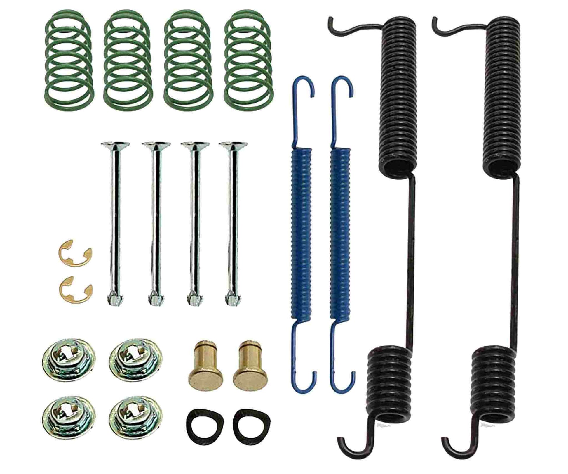 Front View of Rear Drum Brake Hardware Kit RAYBESTOS H7276